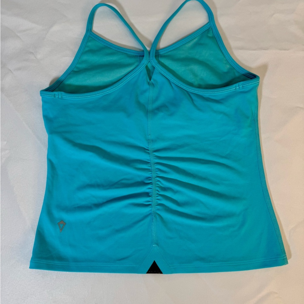 Like New- Ivivva by Lululemon Turquoise Strappy Tank – Girls Size 14 - Picture 2 of 9
